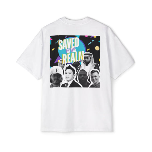 Saved by the realm heavy weight tee