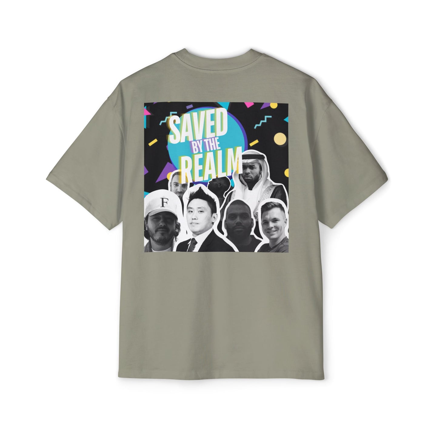 Saved by the realm heavy weight tee